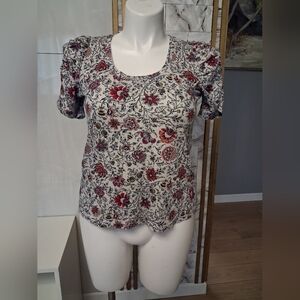 Floral Print Women's Top